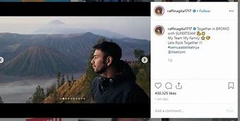 Satu Kata Raffi Ahmad Hari Ini Di Gunung