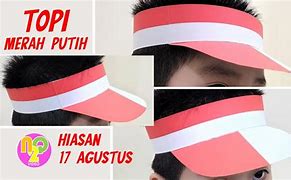 Topi Merah Putih Kreasi